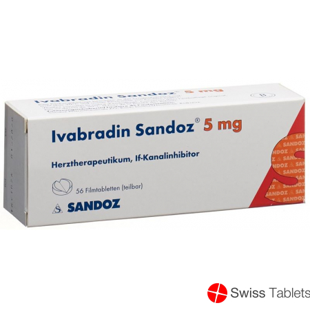 Ivabradin Sandoz Filmtabletten 5mg 56 Stück buy online