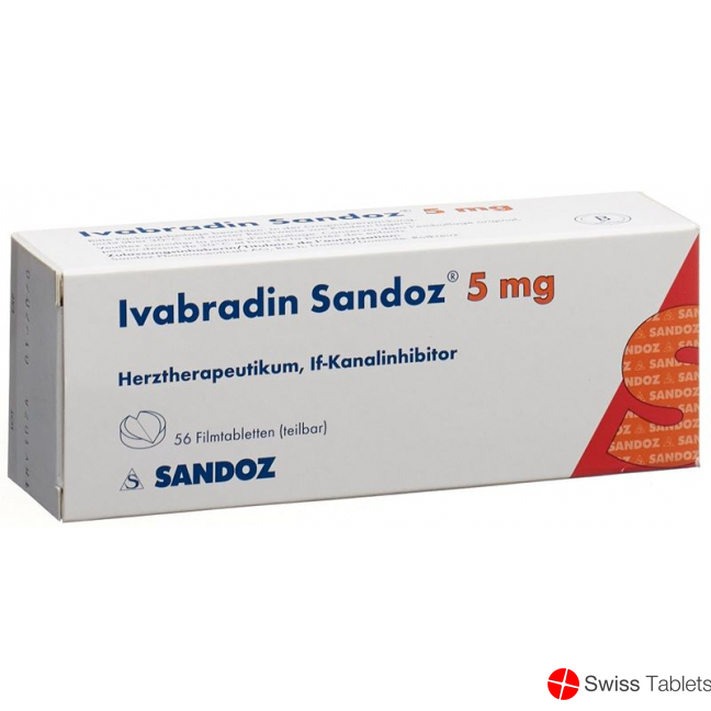 Ivabradin Sandoz Filmtabletten 5mg 56 Stück buy online