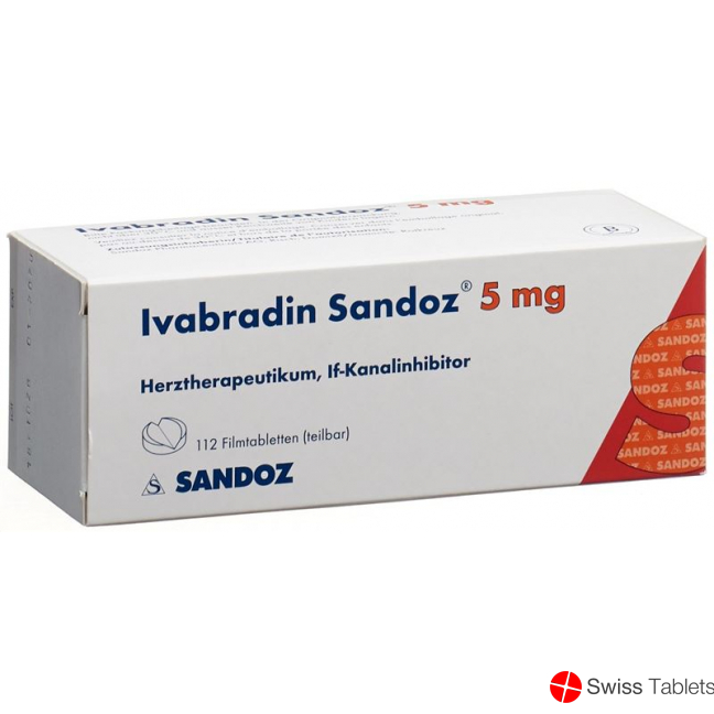Ivabradin Sandoz Filmtabletten 5mg 112 Stück buy online