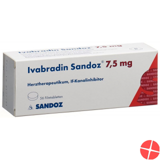 Ivabradin Sandoz Filmtabletten 7.5mg 56 Stück