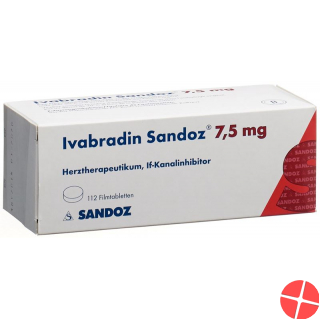 Ivabradin Sandoz Filmtabletten 7.5mg 112 Stück
