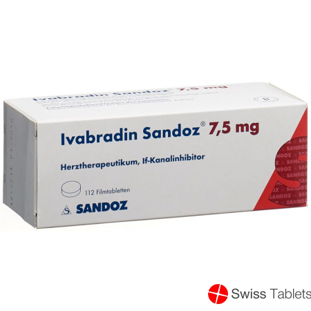 Ivabradin Sandoz Filmtabletten 7.5mg 112 Stück buy online