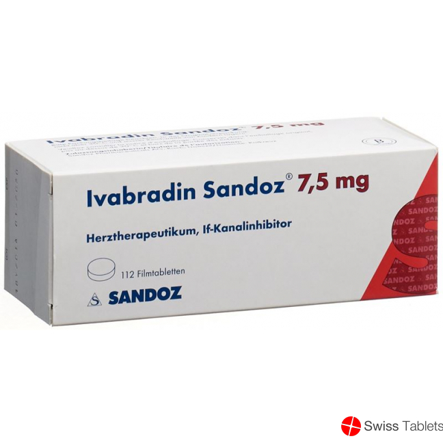 Ivabradin Sandoz Filmtabletten 7.5mg 112 Stück buy online