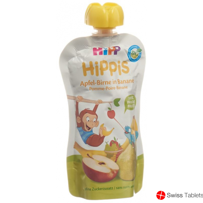 Hipp Apfel-birne-banane Anton Affe 100g buy online