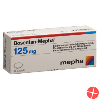 Bosentan Mepha Lactab 125mg 56 Stück