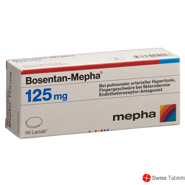 Bosentan Mepha Lactab 125mg 56 Stück buy online