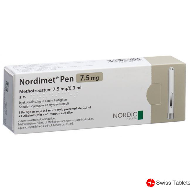 Nordimet Injektionslösung 7.5mg/0.3ml Fertigpen buy online