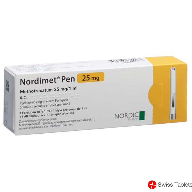 Nordimet Injektionslösung 25mg/1ml Fertigpen buy online Nordimet Injektionslösung 25mg/1ml Fertigpen buy online