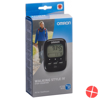 Omron Schrittzaehler Walking Style Iv Schwarz
