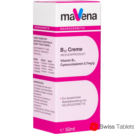 Mavena B12 Cream Tube 50ml buy online