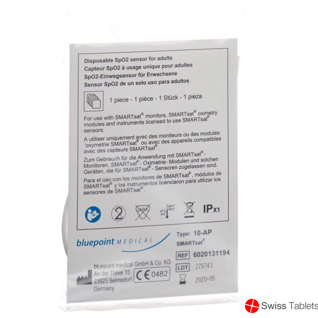 Oxytrue Disposable Patch Sensors Adult Smartsat buy online