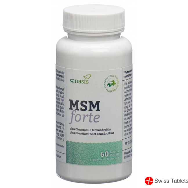 Sanasis Msm Glucosamin & Chondroitin Kapseln 60 Stück buy online