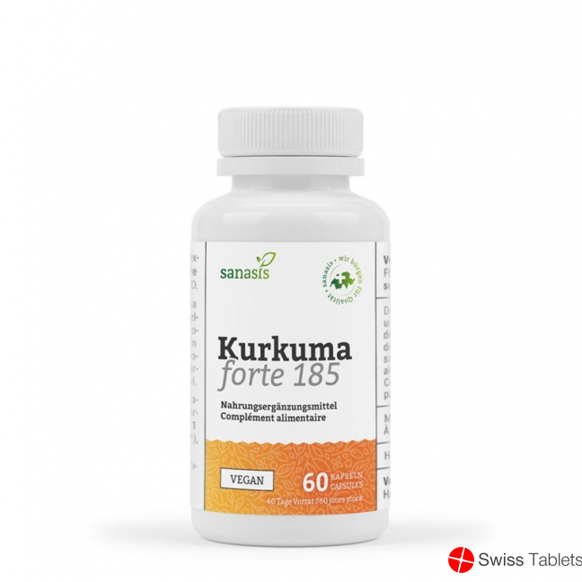 Sanasis Kurkuma Fort Kapseln 60 Stück buy online