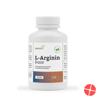 Sanasis L-arginin Base Kapseln 120 Stück
