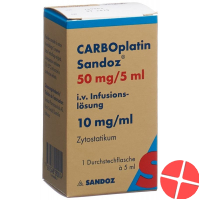 Carboplatin Sandoz Infusionslösung 50mg/5ml Durchstechflasche Carboplatin Sandoz Infusionslösung 50mg/5ml Durchstechflasche