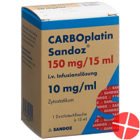 Carboplatin Sandoz Infusionslösung 150mg/15ml Durchstechflasche