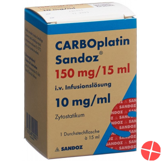 Carboplatin Sandoz Infusionslösung 150mg/15ml Durchstechflasche