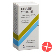 Dibase solution 25000 IU 2.5 ml bottle