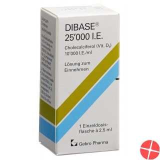 Dibase Lösung 25000 Ie Flasche 2.5ml