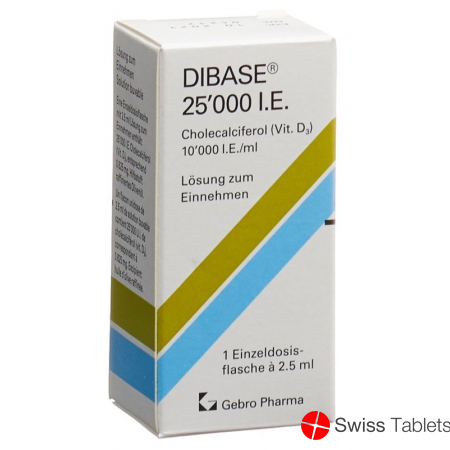 Dibase Lösung 25000 Ie Flasche 2.5ml buy online