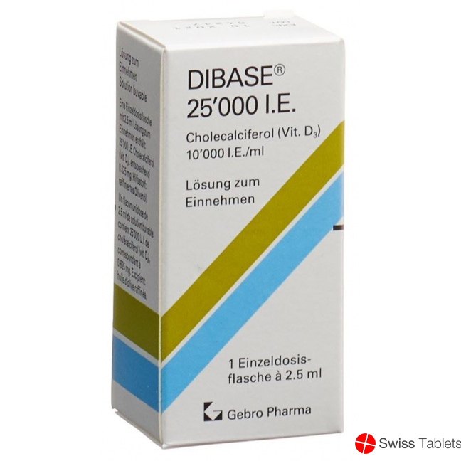 Dibase Lösung 25000 Ie Flasche 2.5ml buy online