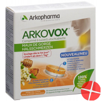 Arkovox Lutschtabletten 2-phasen Honig-Zitronen 20 Stück