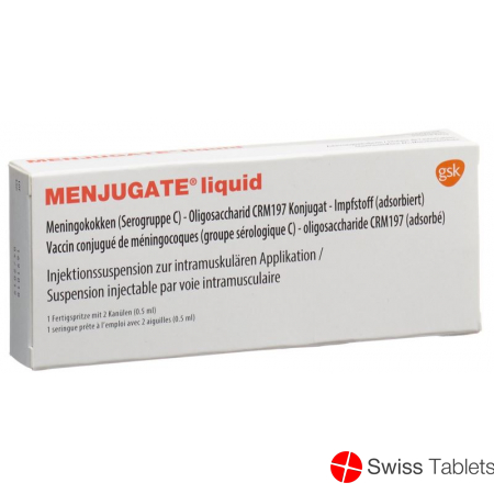 Menjugate Liquid Injektionssuspension Fertigspritze 0.5ml buy online