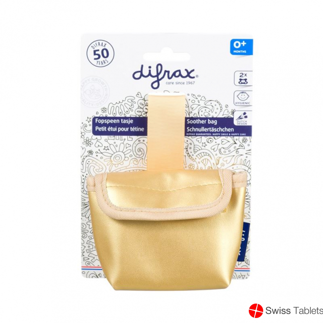 Difrax Soother Bag Gold buy online