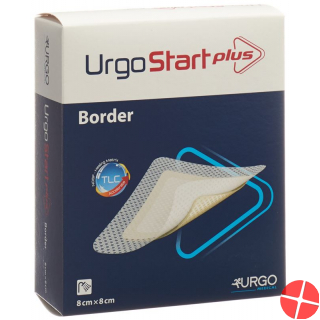 Urgostart Plus Bord Selbs Wundaufla 8x8cm 10 Stück