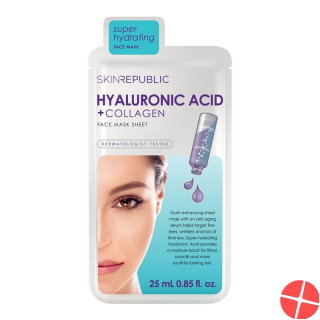 Skin Republic Hyaluron Acid Collagen Face Mask Beutel Skin Republic Hyaluron Acid Collagen Face Mask Beutel