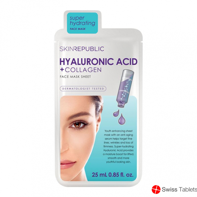 Skin Republic Hyaluron Acid Collagen Face Mask Beutel buy online