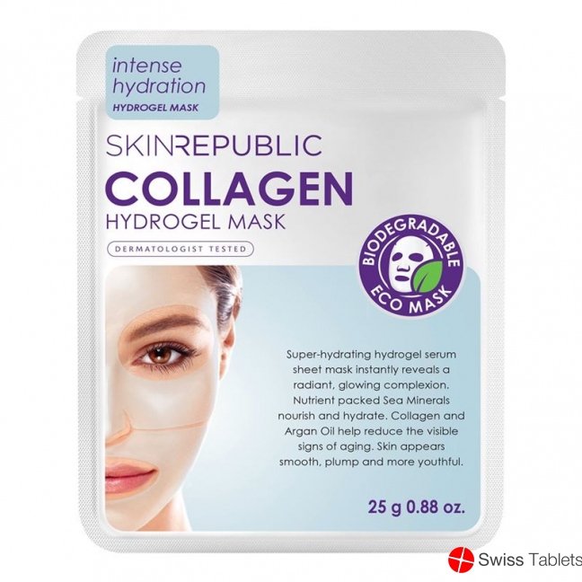 Skin Republic Collagen Hydrogel Face Mask Beutel buy online
