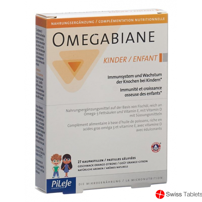 Omegabiane Kinder Kaupast Blister 27 Stück buy online