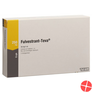 Fulvestrant Teva Injektionslösung 250mg/5ml Fertigspritze 2 Stück
