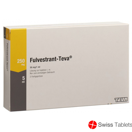 Fulvestrant Teva Injektionslösung 250mg/5ml Fertigspritze 2 Stück buy online