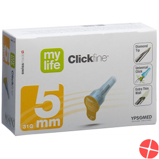 Mylife Clickfine Pen Nadeln 5mm 31g 100 Stück