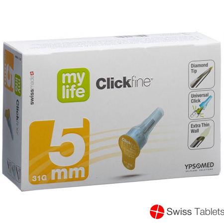Mylife Clickfine Pen Nadeln 5mm 31g 100 Stück buy online