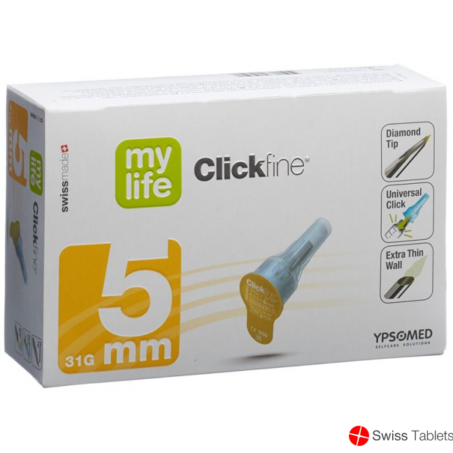 Mylife Clickfine Pen Nadeln 5mm 31g 100 Stück buy online