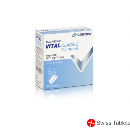 Magnesium Vital Classic Brausetabl 7.5 mmol 30 pcs