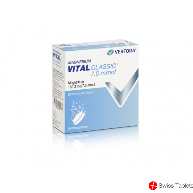 Magnesium Vital Classic Brausetabl 7.5 mmol 30 pcs