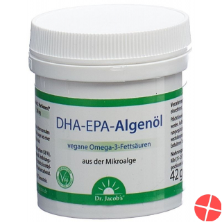 Dr. Jacob's Dha-epa-algenoel Kapseln Dose 60 Stück