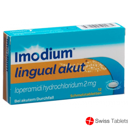 Imodium Lingual Akut Schmelztabletten 2mg 12 Stück buy online
