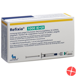 Refixia Trockensubstanz 1000 Ie C Solv Durchstechflasche Refixia Trockensubstanz 1000 Ie C Solv Durchstechflasche