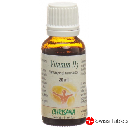 Chrisana Vitamin D3 Tropfen Pip Flasche 20ml buy online