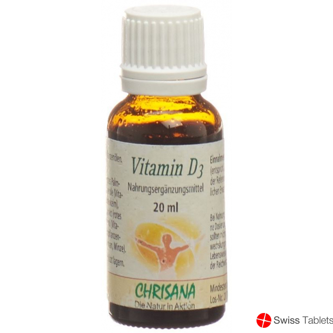 Chrisana Vitamin D3 Tropfen Pip Flasche 20ml buy online