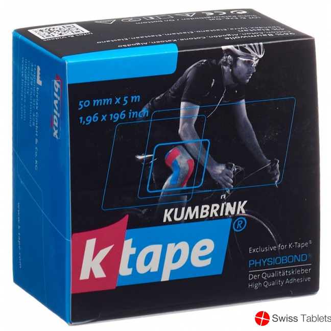 K-tape 5cm X 5m Blau (neu) Rolle buy online