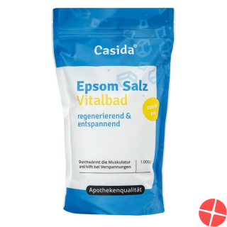 Casida Epsom Salz Vitalbad 1000g