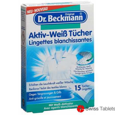 Dr. Beckmann Aktiv-wei? Tuecher 15 Stück buy online