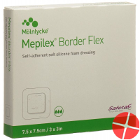 Mepilex Border Flex 7.5x7.5cm 5 Stück