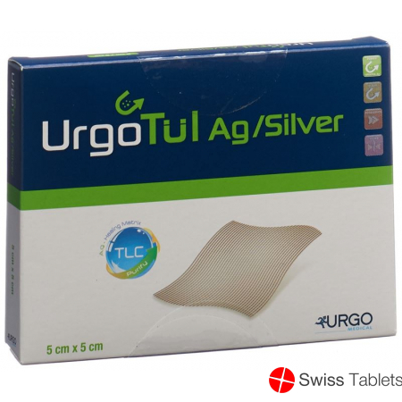 Urgotuel Silver Wundauflage 5x5cm 10 Stück buy online